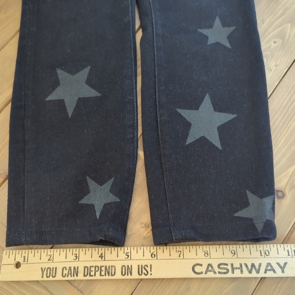 Current Elliot High-Rise Stiletto Skinny Jeans with Stars - Picture 10 of 12
